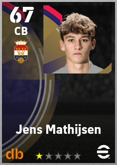 Jens Mathijsen eFootball player card