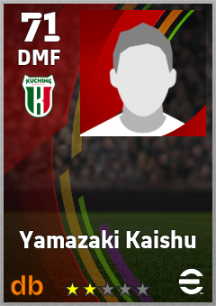 Yamazaki Kaishu — DMF, OVR 71, MAX 71