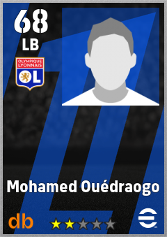 Mohamed Ouédraogo — LB, OVR 68, MAX 68