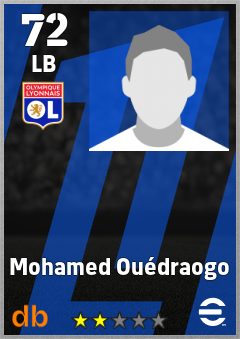 Mohamed Ouédraogo — LB, OVR 72, MAX 72