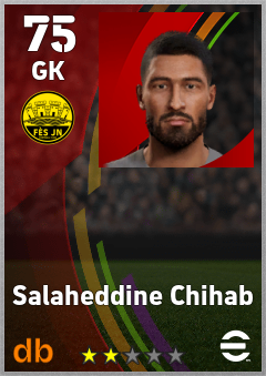 Salaheddine Chihab — GK, OVR 75, MAX 75