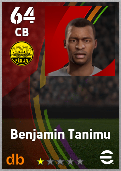 Benjamin Tanimu eFootball player card
