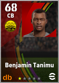 Benjamin Tanimu eFootball player card