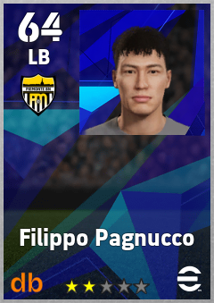 Filippo Pagnucco — LB, OVR 64, MAX 64