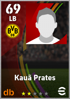 Kauã Prates — LB, OVR 69, MAX 69