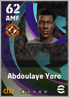 Abdoulaye Yoro — AMF, OVR 62, MAX 62
