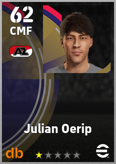 Julian Oerip — CMF, OVR 62, MAX 62