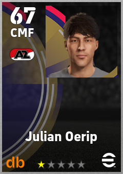 Julian Oerip — CMF, OVR 67, MAX 67