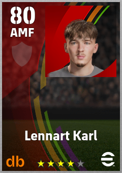 Lennart Karl eFootball player card