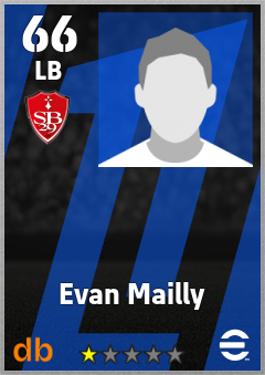 Evan Mailly — LB, OVR 66, MAX 66