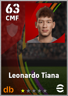 Leonardo Tiana — CMF, OVR 63, MAX 63