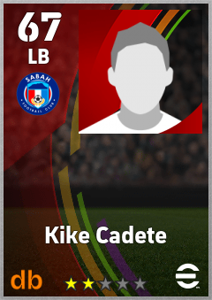 Kike Cadete — LB, OVR 67, MAX 67