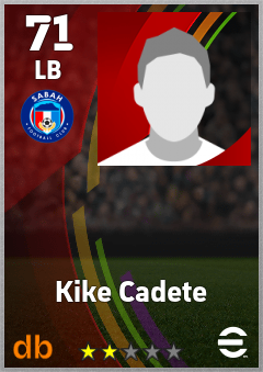 Kike Cadete — LB, OVR 71, MAX 71