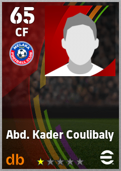 Abd. Kader Coulibaly — CF, OVR 65, MAX 65