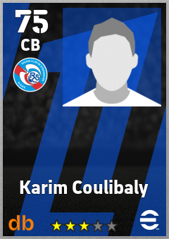Karim Coulibaly — CB, OVR 75, MAX 75