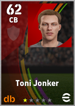 Toni Jonker eFootball player card