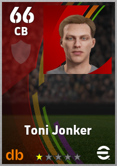 Toni Jonker eFootball player card