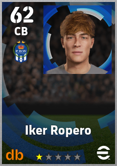 Iker Ropero — CB, OVR 62, MAX 62