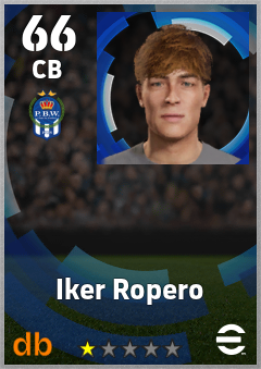 Iker Ropero eFootball player card