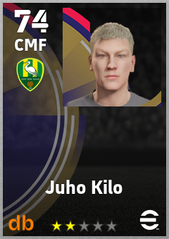 Juho Kilo — CMF, OVR 74, MAX 74