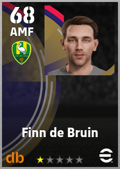Finn de Bruin — AMF, OVR 68, MAX 68
