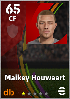 Maikey Houwaart eFootball player card