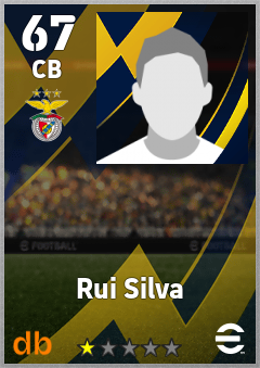 Rui Silva — CB, OVR 67, MAX 67