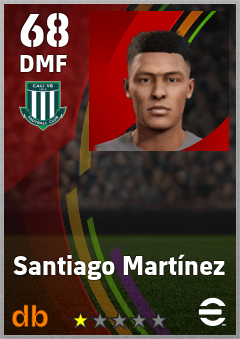 Santiago Martínez — DMF, OVR 68, MAX 68
