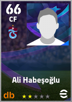Ali Habeşoğlu — CF, OVR 66, MAX 66