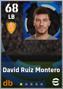 David Ruiz Montero — LB, OVR 68, MAX 68