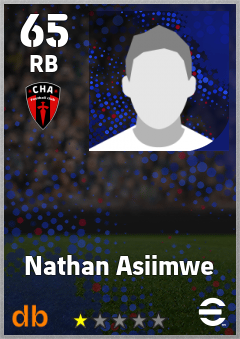 Nathan Asiimwe — RB, OVR 65, MAX 65