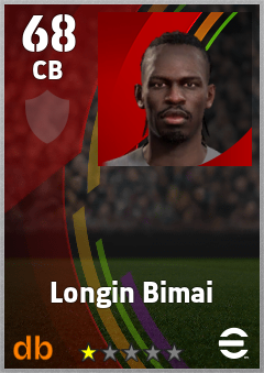 Longin Bimai eFootball player card