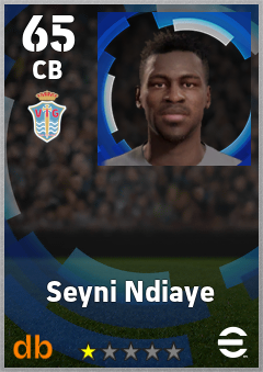 Seyni Ndiaye — CB, OVR 65, MAX 65