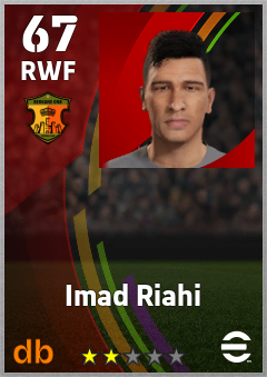 Imad Riahi eFootball player card