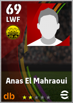 Anas El Mahraoui — LWF, OVR 69, MAX 69