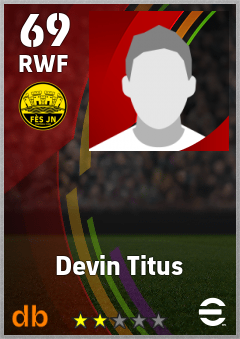Devin Titus — RWF, OVR 69, MAX 69