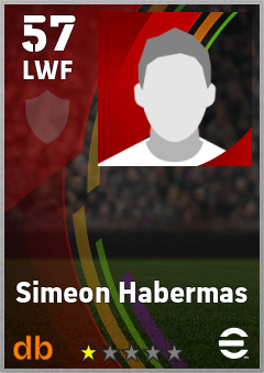 Simeon Habermas — LWF, OVR 57, MAX 57