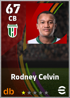 Rodney Celvin — CB, OVR 67, MAX 67