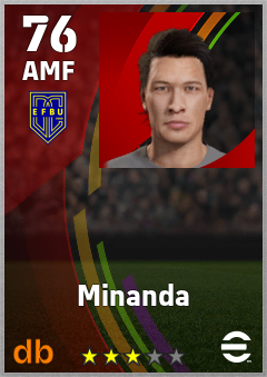 Minanda — AMF, OVR 76, MAX 76