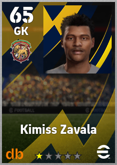 Kimiss Zavala — GK, OVR 65, MAX 65