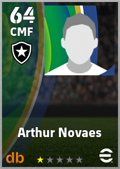 Arthur Novaes — CMF, OVR 64, MAX 64