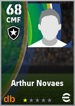 Arthur Novaes — CMF, OVR 68, MAX 68