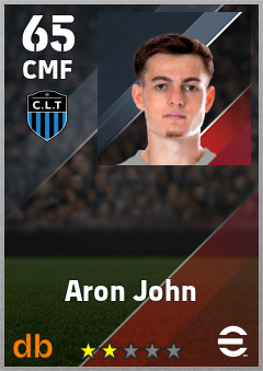 Aron John eFootball player card