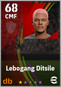 Lebogang Ditsile — CMF, OVR 68, MAX 68