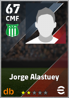 Jorge Alastuey — CMF, OVR 67, MAX 67