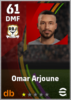 Omar Arjoune eFootball player card
