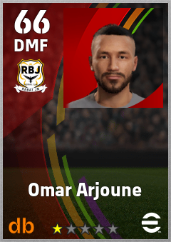 Omar Arjoune eFootball player card