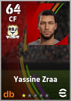 Yassine Zraa eFootball player card