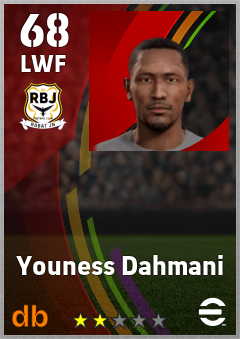 Youness Dahmani — LWF, OVR 68, MAX 68