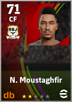 N. Moustaghfir eFootball player card